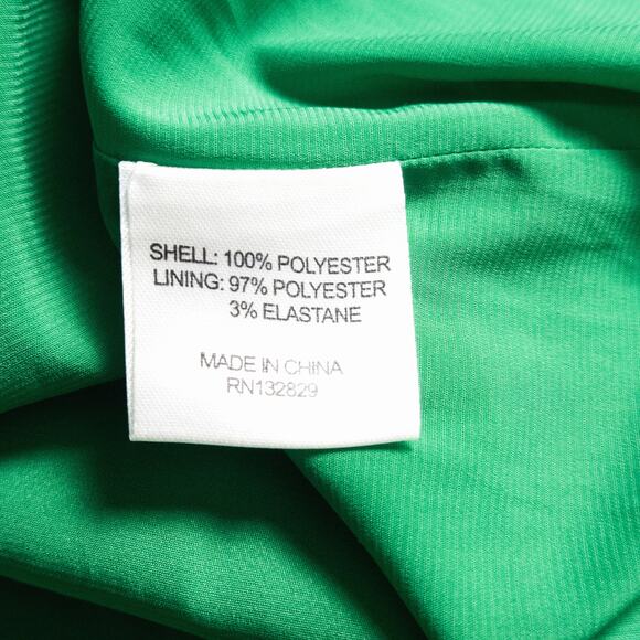 House of Harlow Dress Medium Garden Glow Fairy Emerald Green Boho Tiered Maxi - Picture 7 of 9